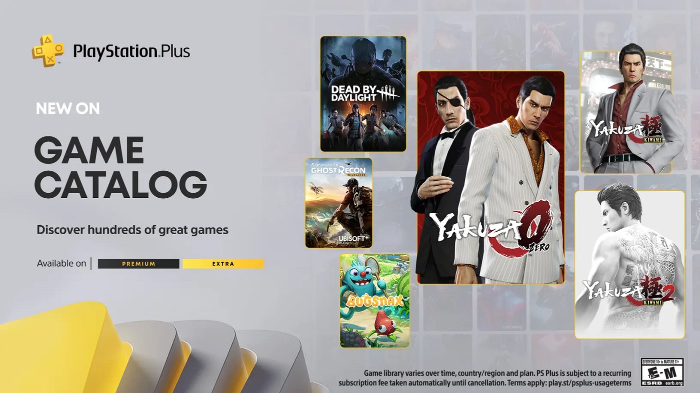 Playstation Plus Extra/Premium Game Line-Up for August includes Yakuza Games, Dead by Daylight and More